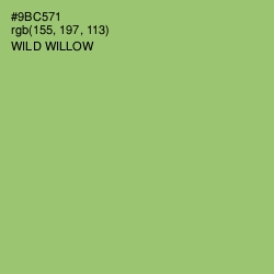 #9BC571 - Wild Willow Color Image